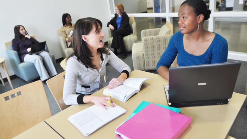 Students in class